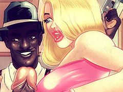 interracial comics bbc deep throat