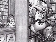 interracial comics bbc deep throat