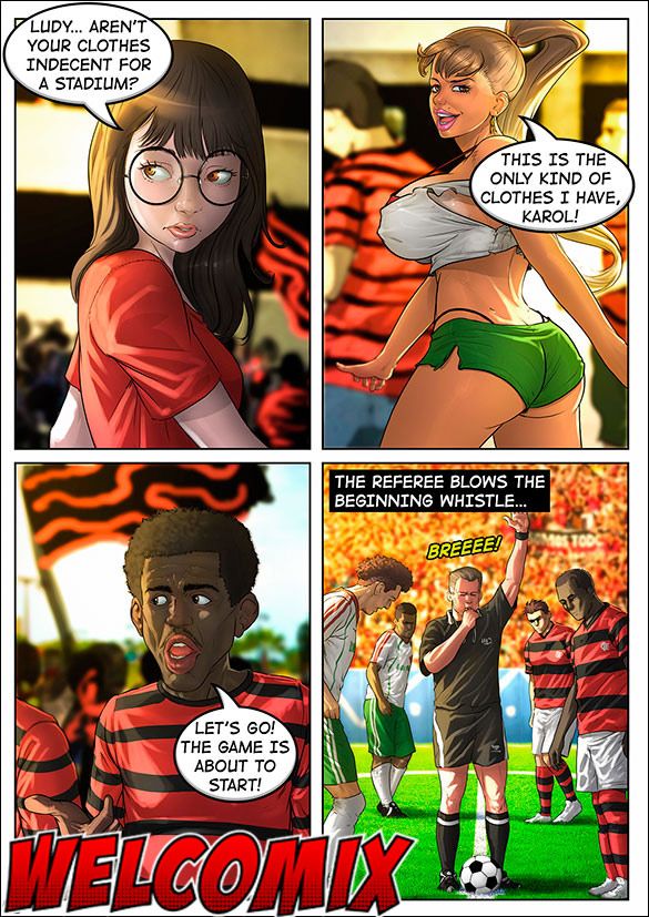585px x 827px - Blondie, you're in the wrong stands - Brazilian Slumdogs:.. Picture #3 at  InterracialCartoonPorn